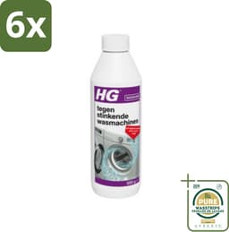 HG - Tegen Stinkende Was - Verwijdert Aanslag Door Vuil & Zeep - 550 g - Voordeelverpakking - 6 stuks - Wasmachine geur - Wasmachine stinkt — thumbnail 1