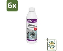 HG - Tegen Stinkende Was - Verwijdert Aanslag Door Vuil & Zeep - 550 g - Voordeelverpakking - 6 stuks - Wasmachine geur - Wasmachine stinkt
