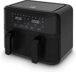 FRITEL Snacktastic 8180 DUO - Airfryer / Heteluchtfriteuse - 2x 4,5 L - Zwart + Display - 1700W — thumbnail 3