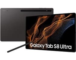 Samsung Galaxy Tab S8 Ultra - 256 GB - 12 GB - Grijs