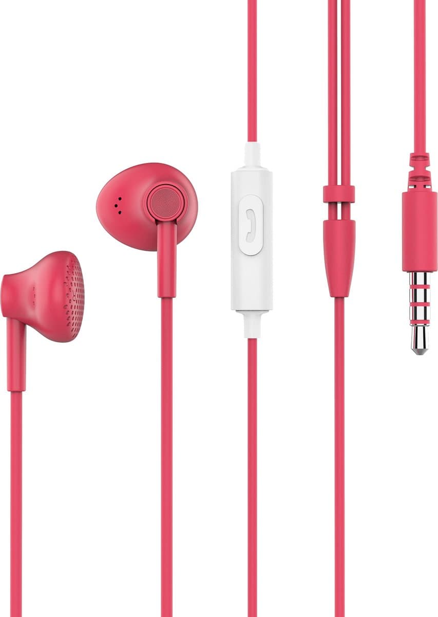 Oordopjes, Roze - Kunststof - Celly | Pantone — afbeelding 1