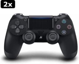 2x Sony DualShock 4 Controller V2 - PS4 - Zwart — thumbnail 3