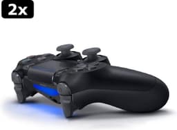 2x Sony DualShock 4 Controller V2 - PS4 - Zwart — thumbnail 4