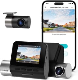 70Mai Dashcam 4K – Dashcam Voor Auto Voor En Achter – Bioscoop Kwaliteit – ADAS Systeem – Parkeercamera – GPS – Met App — thumbnail 1