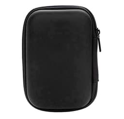 Hardcase - Oortjes Hoesje - Opberg Tas Voor Oortjes - Kabeltasje - Reistasje - Rechthoek - Zwart — thumbnail 1