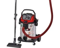 Einhell Elektrische Nat-/Droogzuiger TE-VC 2025 SACL - 1200 W - 200 mbar - 25 L - Stofbeschermingsklasse L - Automatisch stopcontact: 2200 W - Incl. mondstukken en filter
