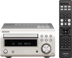 Denon CD speler met ingebouwde versterker met Bluetooth, FM-radio - Compact en gebruiksvriendelijk - Hifi kwaliteit audio - RCD-M41 Silver — afbeelding 1