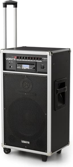 Mobiele speaker - Vonyx ST180 portable speaker met Bluetooth en draadloze microfoons - 450W — thumbnail 4