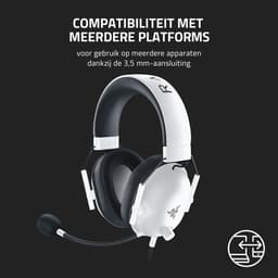 Razer Blackshark V2 X - Gaming Headset - 7.1 Surround - Noise Cancelling - Xbox Series X|S - Wit — thumbnail 3