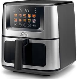 Solis Airfryer Air Fry & Dry XL - Multifunctionele Heteluchtfriteuse - 40 tot 230 Graden - 7.5L - 10 Verschillende Programma's - Zwart — thumbnail 2