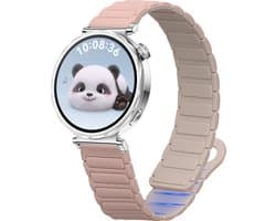 kwmobile sporthorloge band geschikt voor Huawei Watch GT5 41mm / GT5 Pro 42mm bandje - Smartwatch of activity tracker polsband - Met magneetsluiting - In oudroze