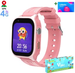 VUBIO 4G Kinder Smartwatch L2 - Incl. SIM - GPS - Videobellen - Roze — thumbnail 1