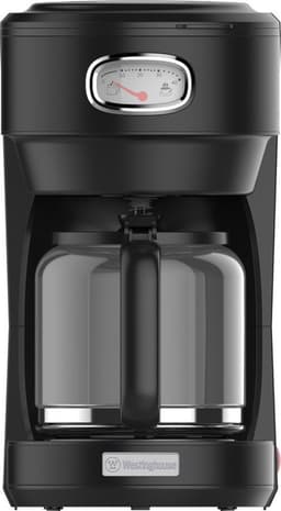 Westinghouse Retro Filter-koffiezetapparaat – Filterkoffie – Herbruikbaar Filter – 1,25L – 10 Koppen – 1000W – Zwart — thumbnail 1