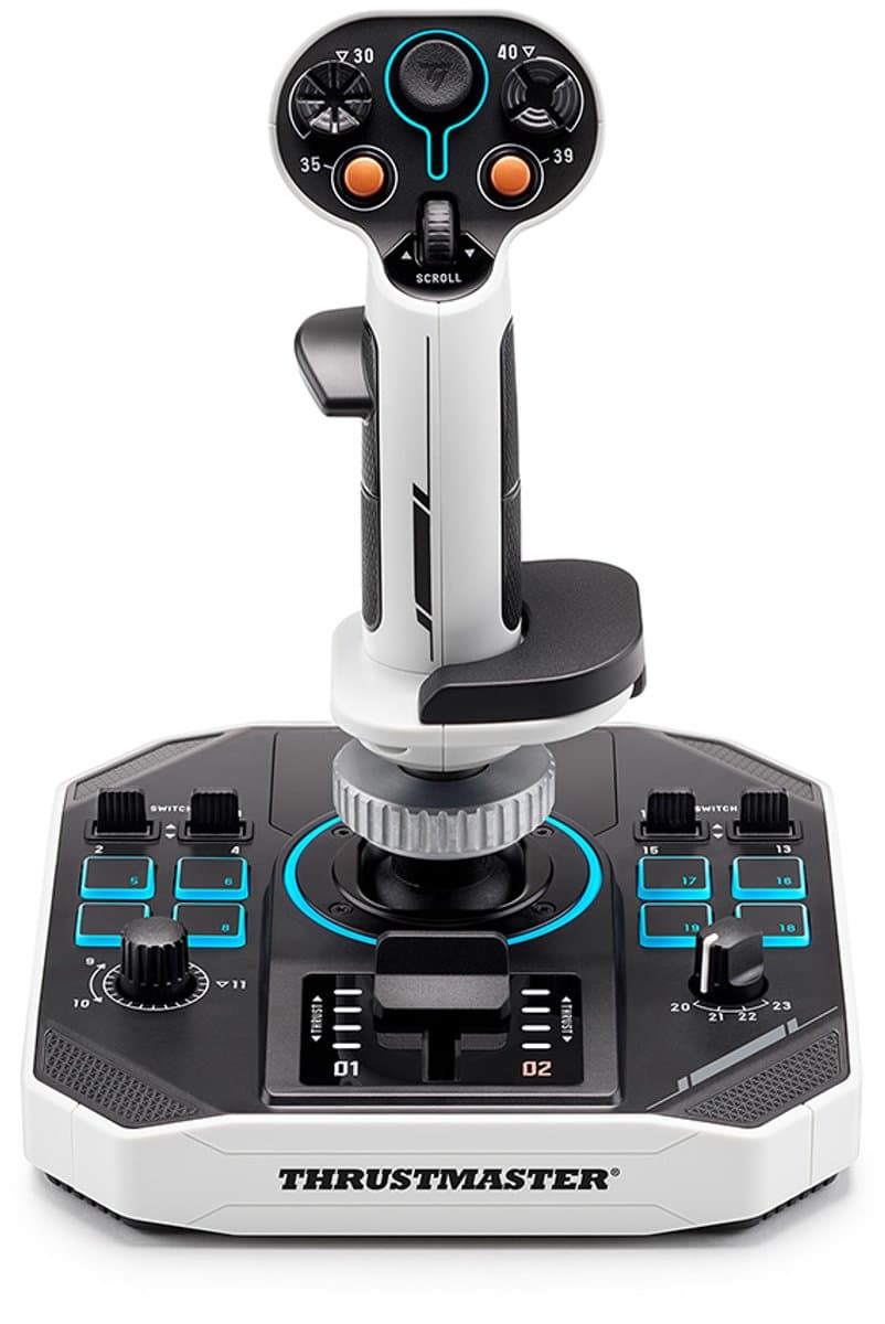 Thrustmaster SOL-R 1 Flightstick – Joystick voor PC – Ambidextrous (Links & Rechts) – 44 Actieknoppen – H.E.A.R.T. Technologie – Ideaal voor Star Citizen & Flight Simulator — afbeelding 1