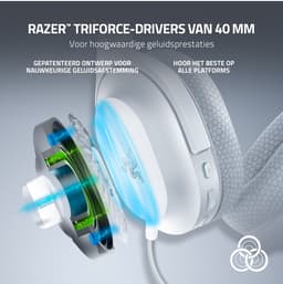 Razer Barracuda X - Draadloze headset - Wit — thumbnail 3