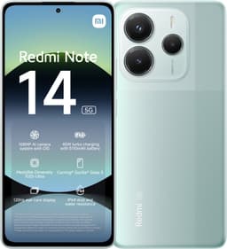 Xiaomi Redmi Note 14 - 5G - 8GB/256GB - Coral Groen — thumbnail 1