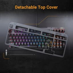 ASUS TUF Gaming K3 Gen II - toetsenbord USB mechanisch - Kailh Red - Gun Metal Grijs — thumbnail 3
