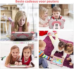 ApexArte® Kindertablet Vanaf 3 Jaar - Tablet Kinderen - Kinderspeelgoed - Roze — thumbnail 2