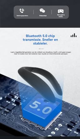 Draadloze Bluetooth -luidspreker Halter Portable Bluetooth -luidspreker 5D Stereo Bass Wearable — thumbnail 5