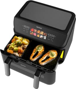 Cecotec Cecofry&Grill Duoheat 10000 Dubbel 10 l Vrijstaand 2800 W Heteluchtfriteuse Zwart — thumbnail 7