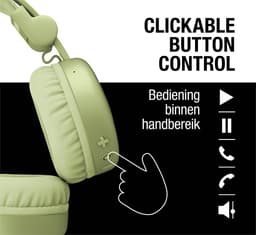 Fresh ‘n Rebel Code Core – Draadloze on-ear koptelefoon – Bluetooth - 30 uur Speeltijd - Wild Green — thumbnail 2