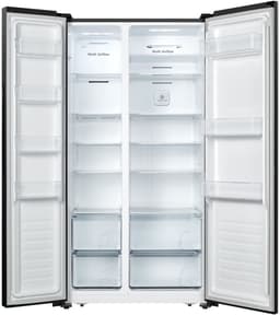 Heinner HSBS-HS519NFBKE++ Amerikaanse Side-by-Side Koelkast – 519 L – Full No Frost – LED Touch Display – Multi Airflow Systeem – Zwart – 5 Jaar Garantie — thumbnail 3
