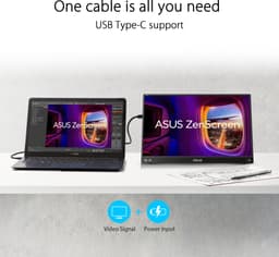 ASUS ZenScreen MB16AHV - Portable USB-C Monitor - FHD - 5ms - 60hz — thumbnail 12