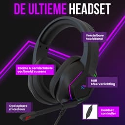 Strex Gaming Headset RGB Met Microfoon - 7.1 Surround - Game Koptelefoon Met Draad - Geschikt Voor PC / PS4 / PS5 / Xbox / Switch — thumbnail 4