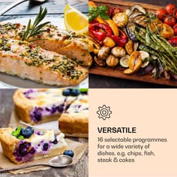 AeroVital Cube Chef heteluchtfriteuse 1700 W 14 liter 16 programma's boven- en onderwarmte — thumbnail 5