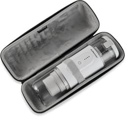 Koffiemaatje Hardcase Beschermhoes | Voor Draagbare Koffiemachine | Geschikt Voor 80ml & 125ml | Water- En Vuilafstotend | Zachte Binnenvoering | Dubbele Ritssluiting | Zwart — thumbnail 2