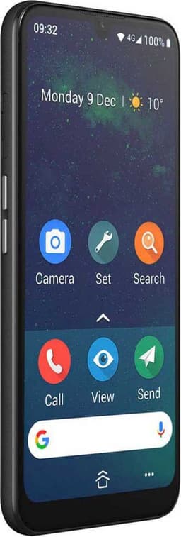 DORO8100 PLUS SENIORENSMARTPHONE BUNDLE INCL ZWART HOESJE EN LAADCRADDLE (6.1") Dual SIM Android 11 Go Edition 4G USB Type-C 2 GB 32 GB 3000 mAh Grijs — thumbnail 2