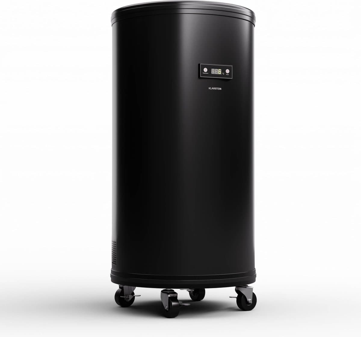 Klarstein Wijnkoeler Beersafe L koelkast met LED-display, roestvrijstalen koelkast voor binnen en buiten, drankkoelkast, wijnkoelkast, 75 liter koelkast met 360° zicht, 0-16°C - 46 cm - voor Bar - Temperatuurregeling - Wijnklimaatkast — afbeelding 1