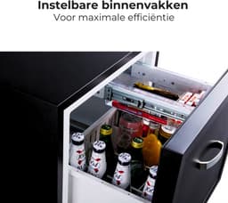 Technomax TD40N lade mini koelkast 28 liter - compleet geruisloos - binnenverlichting - elektronische thermostaat - automatische ontdooiing. — thumbnail 4