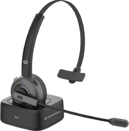 Conceptronic POLONA03BDA hoofdtelefoon/headset Hoofdtelefoons Draadloos Hoofdband Kantoor/callcenter Bluetooth Oplaadhouder Zwart — thumbnail 2