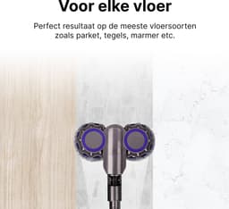 Elektrische Dweil Mop geschikt voor Dyson V7 V8 V11 V10 V15 Slim Steelstofzuiger – Dweilsysteem – Mondstuk - Vloerwisser– Stofzuigeraccessoires – Vloermop — thumbnail 2