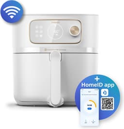 Philips 7000 series HD9876/20 friteuse Enkel 8,3 l Vrijstaand 2200 W Heteluchtfriteuse Wit — thumbnail 6