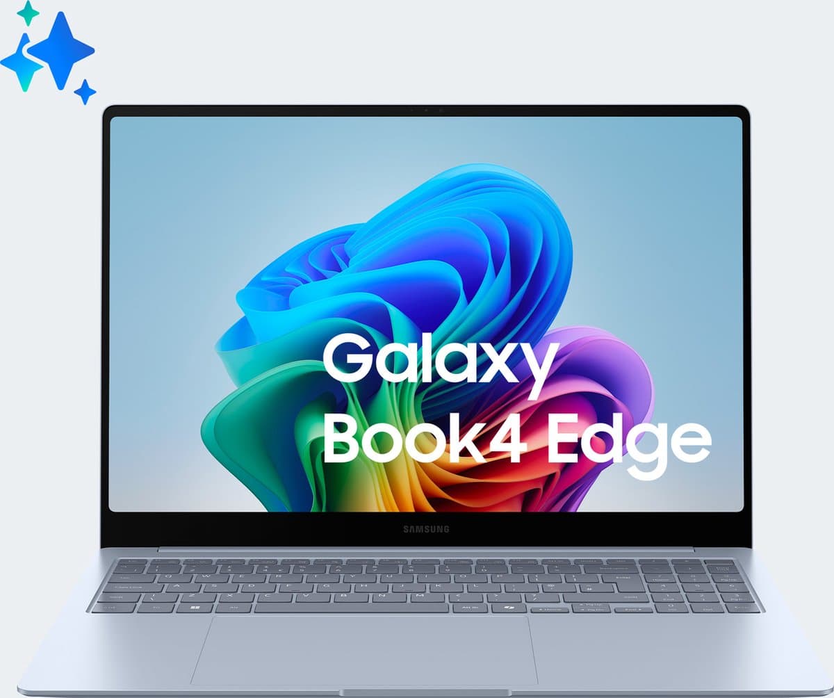 Samsung NP960XMBA-EXP Snapdragon Laptop 40,6 cm (16") Touchscreen WQXGA+ 16 GB LPDDR5x-SDRAM 1 TB SSD Wi-Fi 7 (802.11be) Windows 11 Home Blauw — afbeelding 1