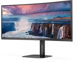 AOC V5 CU34V5C - QHD Curved Ultrawide Monitor - USB-C - 65w - 100hz - 34 inch — thumbnail 3