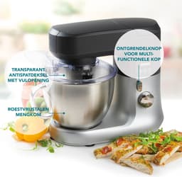 DOMO DO9182KR - Keukenmachine - 4,5L + Accessoires — thumbnail 5
