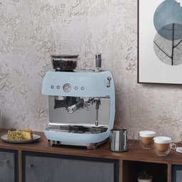 SMEG EGF03PBEU - Espressomachine met geïntegreerde bonenmaler - Pastelblauw — thumbnail 2