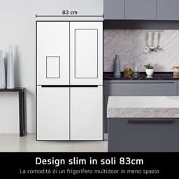 LG InstaView GMG860EPBE 508L French door - Amerikaanse koelkast - InstaView™ om snel binnen te kijken - DoorCooling+™ voor snellere en gelijkmatige koeling tot aan de deur - Ijs en waterdispenser - Zwart — thumbnail 12