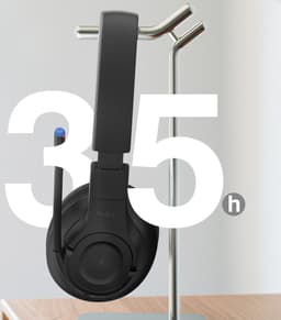 Belkin SOUNDFORM INSPIRE Headset Bedraad en draadloos Hoofdband Oproepen/muziek USB Type-C Bluetooth Zwart — thumbnail 4