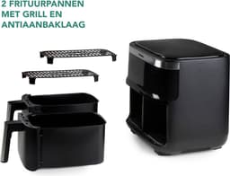 DOMO DO537FR - Deli-fryer 'double fry zone' - 2x 4 L - 2850 W — thumbnail 5