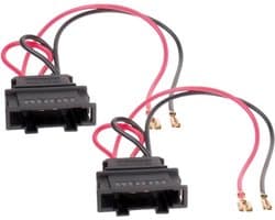 Speaker Adapter Kabel (2x) Volkswagen Golf 4/ Golf 5/ Golf 6/ Polo / Caddy / Transporter