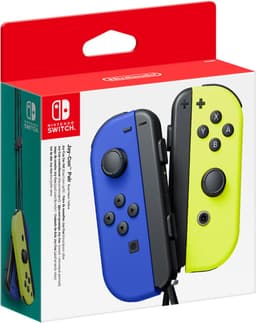 Nintendo Switch Joy-Con Controller paar - Blauw en Neon Geel — thumbnail 8