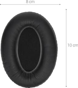 kwmobile 2x oorkussens geschikt voor Bose A20 Aviation Headset - Earpads voor koptelefoon in zwart — thumbnail 5
