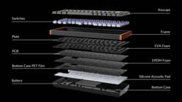 Keychron K2 HE Special Edition toetsenbord nebula switch zwart — thumbnail 5
