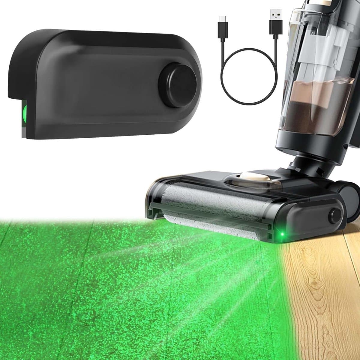 USB Stofzuigerlicht met Stofindicator - Oplaadbare LED Accessoire voor Stofzuigers — afbeelding 1