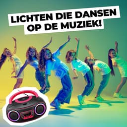 Denver Draagbare Radio CD Speler Kinderen - Bluetooth - Lichteffecten - Boombox - AUX - FM - TCL212BT - Roze — thumbnail 5
