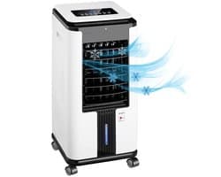 CRLYN® Mobiele Airco - Airconditioning - Ventilatoren - Airco Zonder Afvoerslang - Zwart en Wit